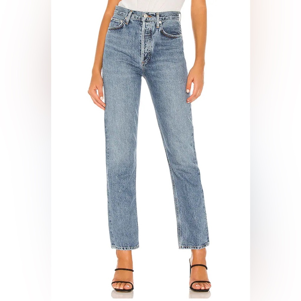 AGOLDE 90s Pinch Waist High Rise Straight Jeans